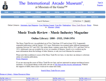 Tablet Screenshot of mtr.arcade-museum.com