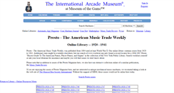 Desktop Screenshot of presto.arcade-museum.com